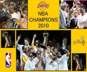 пазл НБА Чемпионов 2010 - Лос-Анджелес Лейкерс &quot;-
